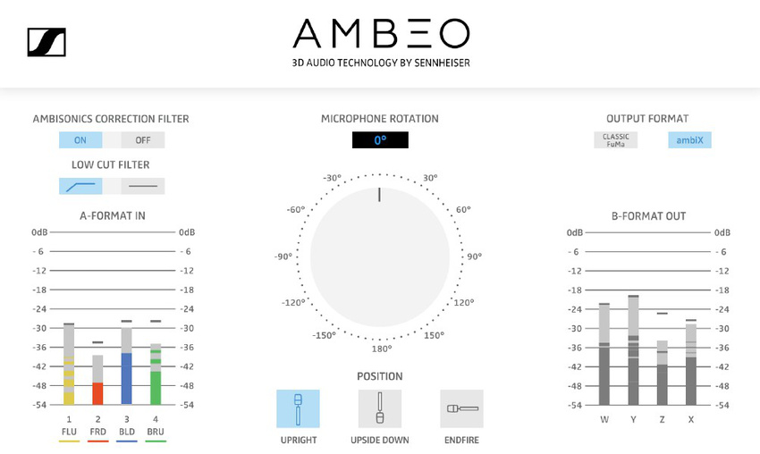 Der Sennheiser AMBEO A-B-Codierer steht als Gratis-Download zur Verfügung