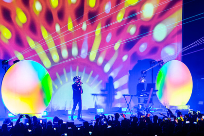 In allen Farben - Popstars: Bilder der Pet Shop Boys live in der Jahrhunderthalle Frankfurt 