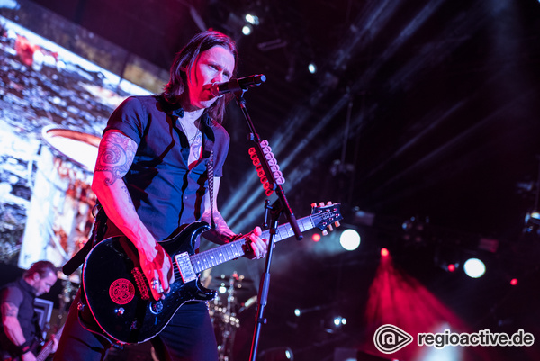 Too much Matsch - Alter Bridge gehen in Frankfurt im Gitarrengewitter unter 