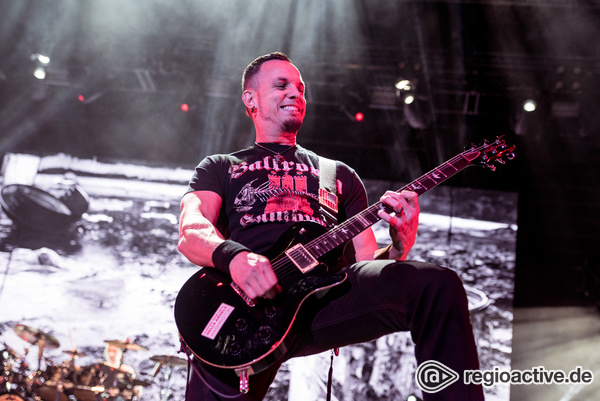 Harte Töne: Bilder von Alter Bridge live in der Jahrhunderthalle Frankfurt