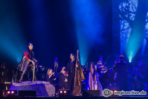 Licht und Schatten - Fotos von Excalibur - The Celtic Rock Opera live in der Festhalle Frankfurt 