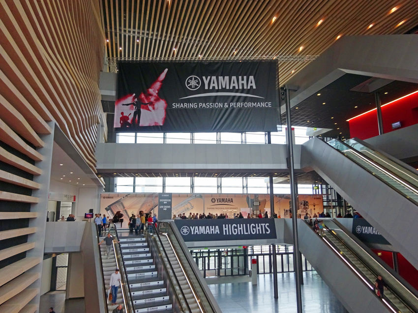 Musikmesse 2017: Yamaha präsentiert sich und seine Marken erneut im gesamten Portalhaus