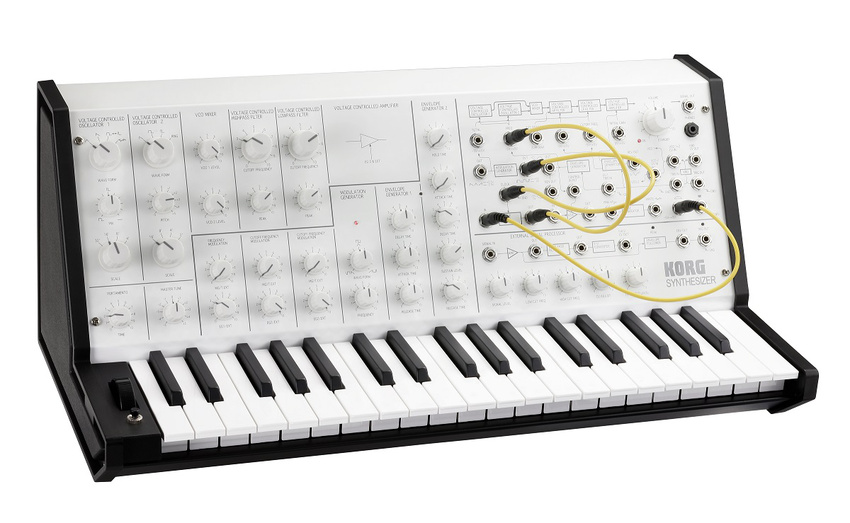 Auffallend schön und limitiert! KORG MS-20 mini in White Monotone