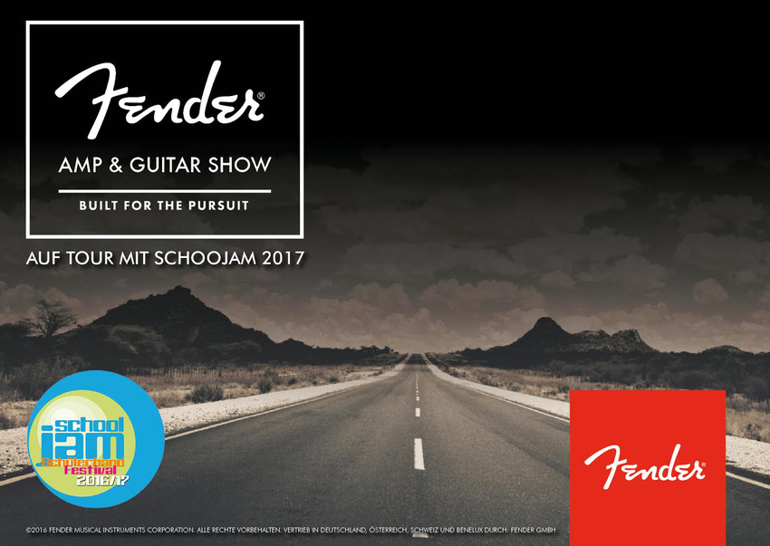 Fender erneut offizieller Kooperationspartner von SchoolJam