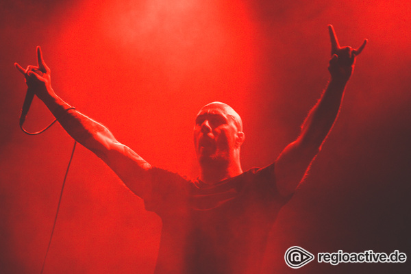 Quicklebendig - Bilder von Aborted als Opener von Kreator live in Wiesbaden 