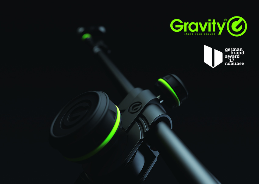 Freude bei der Adam Hall Group: Gravity ist für den German Brand Award 2017 nominiert