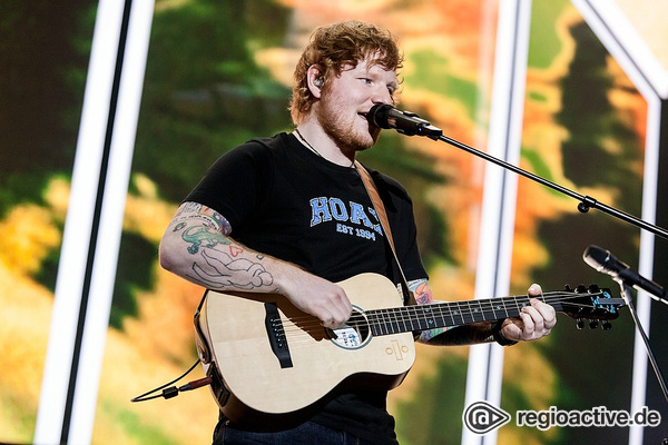 105 Minuten heile Welt - Ed Sheeran verzaubert die Mercedes-Benz Arena in Berlin 