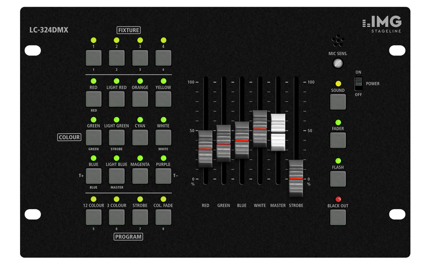 Bühnenlicht auf Knopfdruck: IMG STAGELINE stellt neuen Controller für LED-Scheinwerfer vor