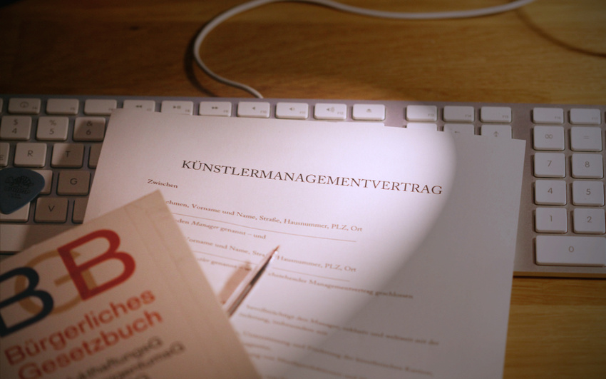 Der Künstlermanagementvertrag: Die wichtigsten Infos und ein Mustervertrag zum Download