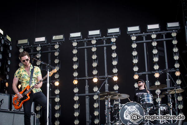 Licht- und Soundgewitter - Royal Blood feuern beim Zeltfestival Rhein-Neckar aus allen Rohren 