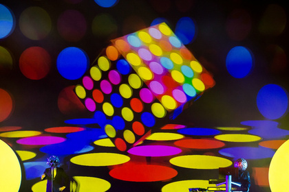 Farbenfrohes Spektakel - Pet Shop Boys: Bilder des Pop-Duos live in der Halle 45 in Mainz 