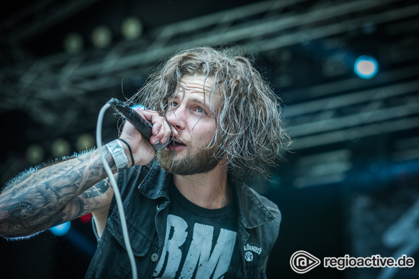 Nicht typisch bayrisch - Metalcore aus Bayern: Bilder von Stonem live beim Traffic Jam Open Air 2017 