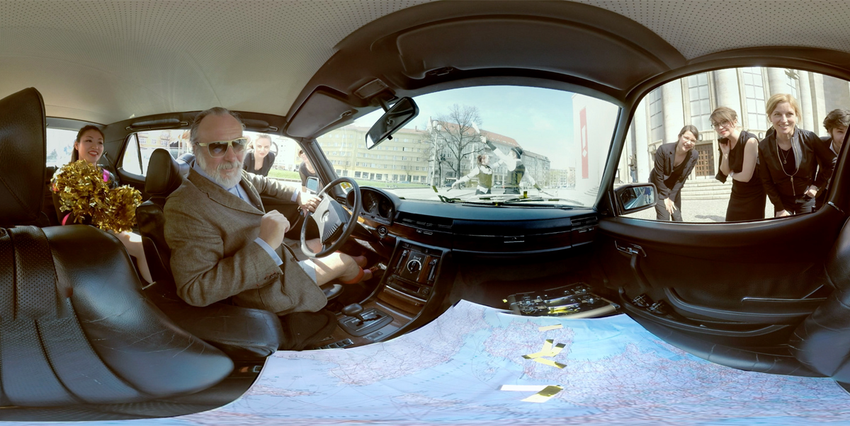 Screenshot: 360-Grad-Video mit Friedrich Liechtenstein von Uwe Flade