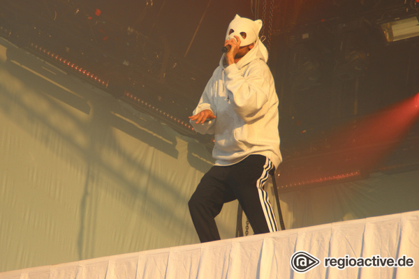 Maskenrapper - Panda-Alarm: Live-Bilder von Cro beim Lollapalooza 2017 