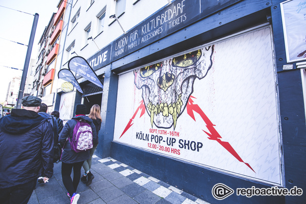 Rheiner Metal - Metallica: Impressionen des Pop-Up-Stores in Köln 