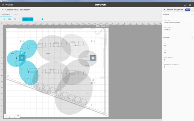 Shure Designer System Configuration