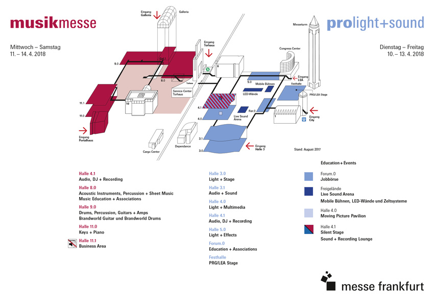 Fokus auf fachlichen Austausch: Musikmesse und Prolight + Sound 2018 rücken enger zusammen