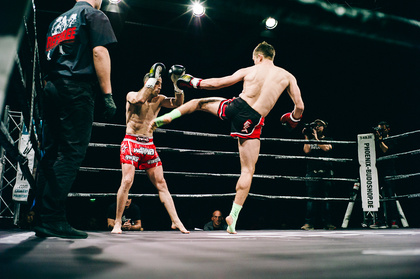 Schneller als ihr Schatten - K1 Rules: Fotos von Domke vs Habibzade bei der Fight Night 2017 in Mannheim 