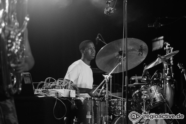 Virtuos - Live-Bilder von Moses Boyd Exodus bei Enjoy Jazz 2017 in Mannheim 