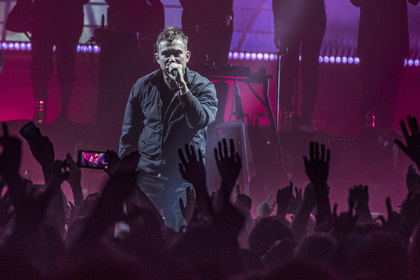 Live gezeichnet - Comic-Stars: Live-Fotos von Gorillaz live in der Sporthalle Hamburg 