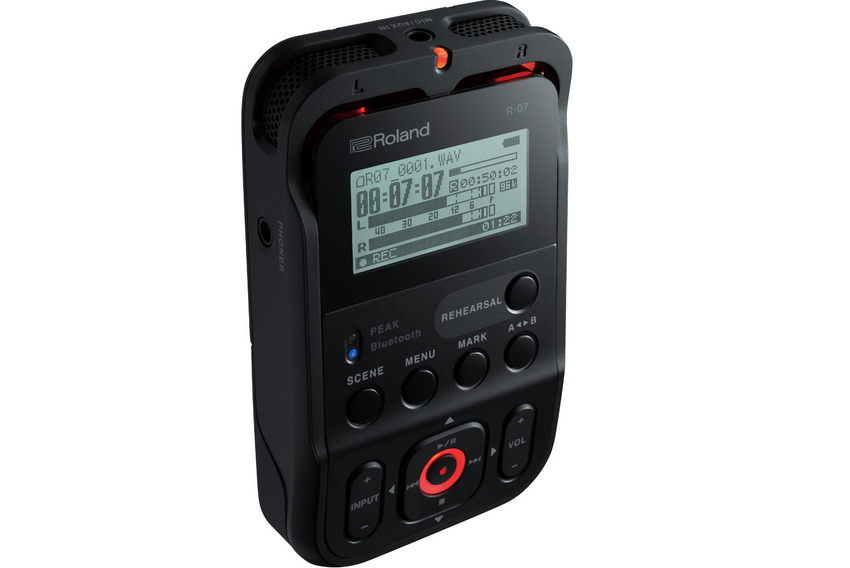 Der neue Roland R-07 Audio-Recorder mit wireless Monitoring und Remote-Steuerung