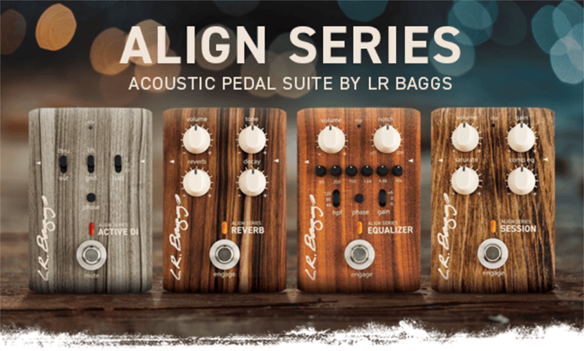 NAMM 2018: Neue Align-Pedale von L.R.Baggs bieten tonale Vielfalt für akustische Gitarristen