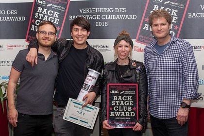 Musiker*Innen nominierten und wählten ihre Favs - Verleihung des BACKSTAGE Clubaward 2018: Das sind die besten Locations Deutschlands! 