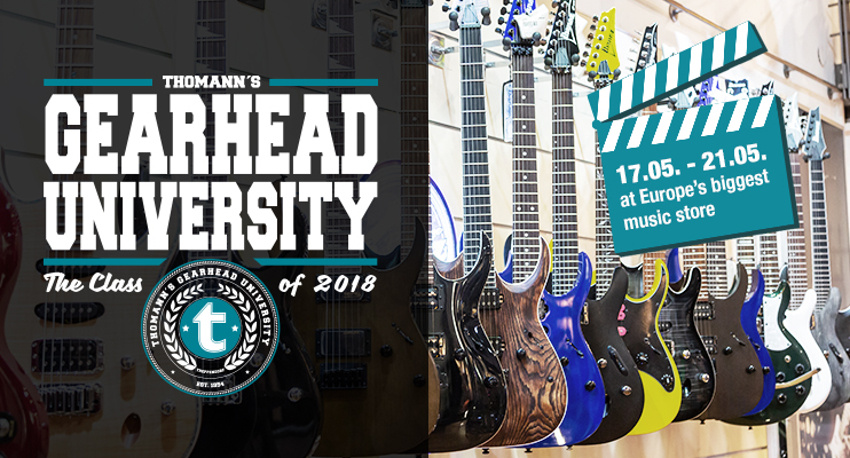 "Thomann’s Gearhead University Class of 2018" holt bekannte YouTuber und attraktive Brands nach Treppendorf