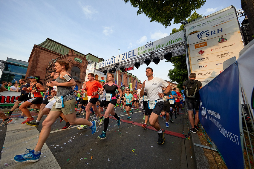 Impressionen vom SRH Dämmer Marathon in Mannheim (2018)