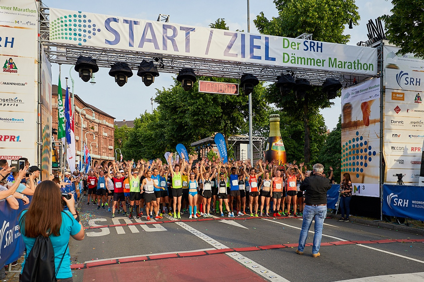 Impressionen vom SRH Dämmer Marathon in Mannheim (2018)