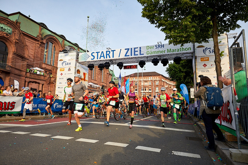 Impressionen vom SRH Dämmer Marathon in Mannheim (2018)