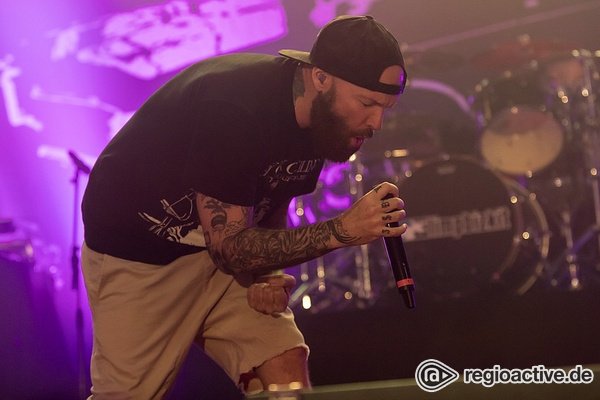 Nicht nur Fred hat Durst - Limp Bizkit live beim Zeltfestival Rhein-Neckar: Gute Stimmung trotz kurzer Spielzeit 