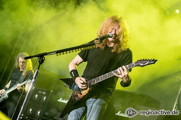 Einflussreich - Fotos von Megadeth live als Opener von Judas Priest beim Zeltfestival Rhein-Neckar 