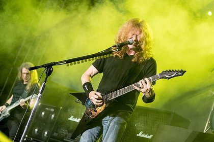 Einflussreich - Fotos von Megadeth live als Opener von Judas Priest beim Zeltfestival Rhein-Neckar 