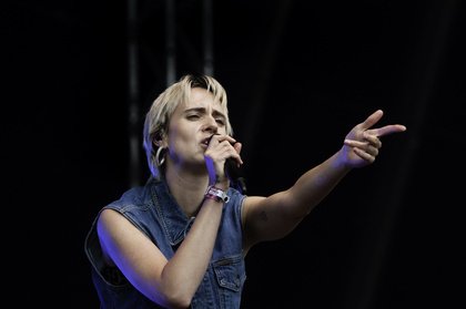 Elektronische Pop-Grooves - Leidenschaftlich: Fotos von Mø live auf dem Hurricane Festival 2018 