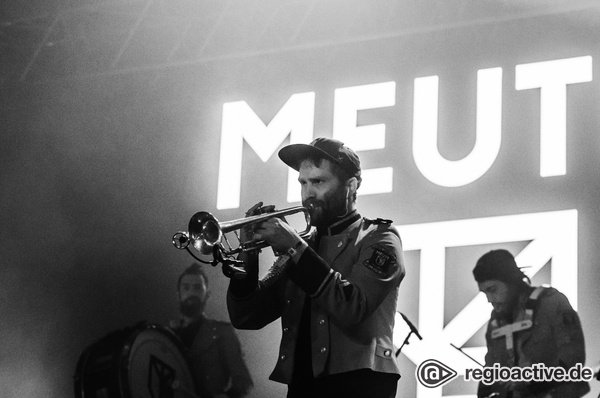 Blasen die Beats raus - Techno unplugged: Fotos von Meute live beim Hurricane Festival 2018 