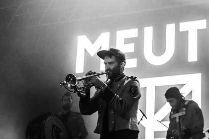 Blasen die Beats raus - Techno unplugged: Fotos von Meute live beim Hurricane Festival 2018 