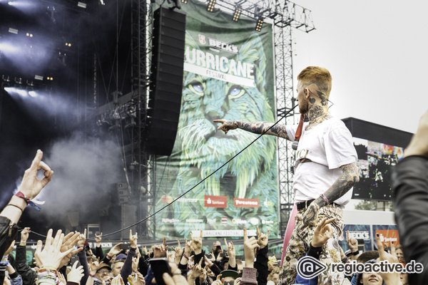 Mit Haltung - Eskalation: Fotos von Frank Carter & The Rattlesnakes live beim Hurricane Festival 2018 