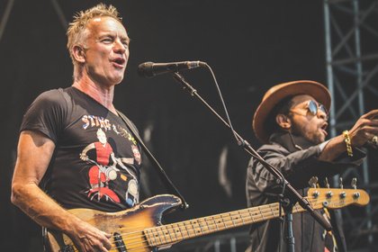 Liebe, Frieden und Reggae - Sting & Shaggy sorgen im Mainzer Volkspark für Sommerfeeling 