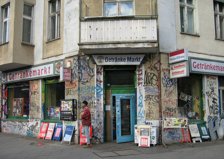 Die Revaler Straße in Berlin