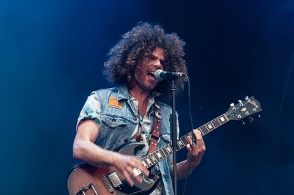 Lassen es krachen - Energiegeladen: Bilder von Wolfmother live beim Deichbrand Festival 2018 