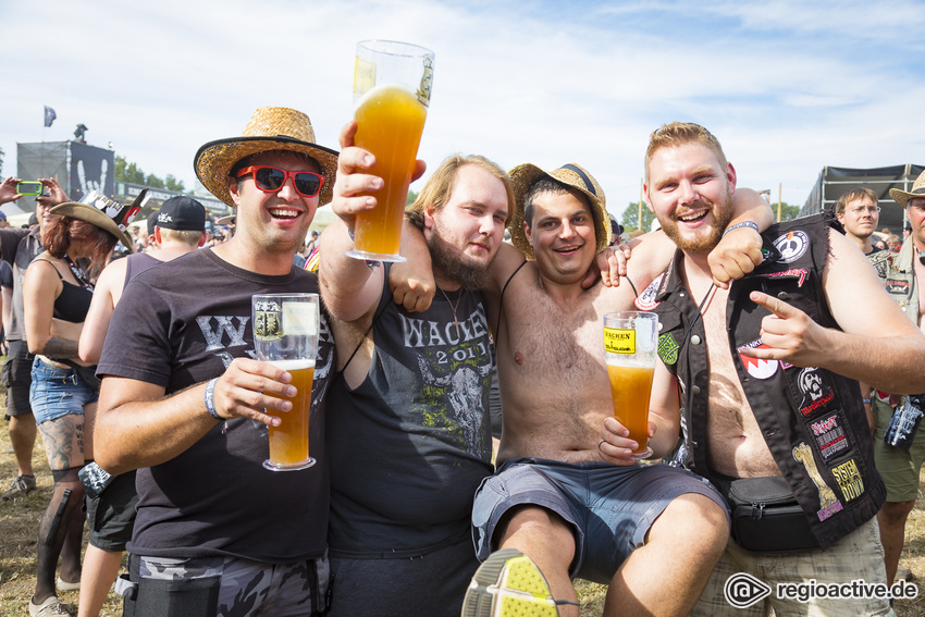 Impressionen vom Mittwoch beim Wacken Open Air 2018.