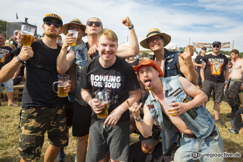 Impressionen vom Mittwoch beim Wacken Open Air 2018.