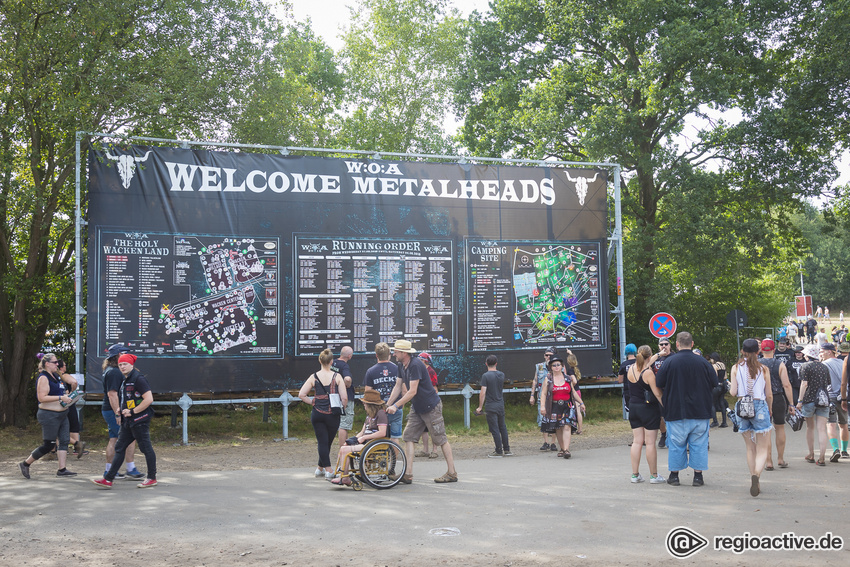 Impressionen vom Mittwoch beim Wacken Open Air 2018.