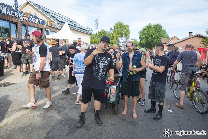 Impressionen vom Mittwoch beim Wacken Open Air 2018.