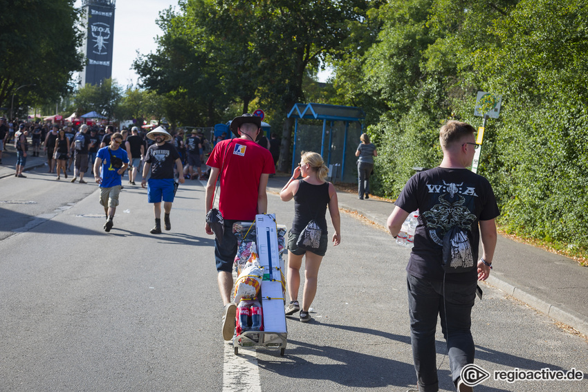 Impressionen vom Mittwoch beim Wacken Open Air 2018.