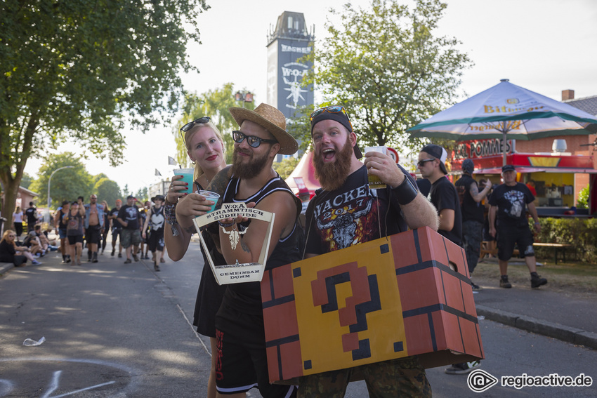 Impressionen vom Mittwoch beim Wacken Open Air 2018.