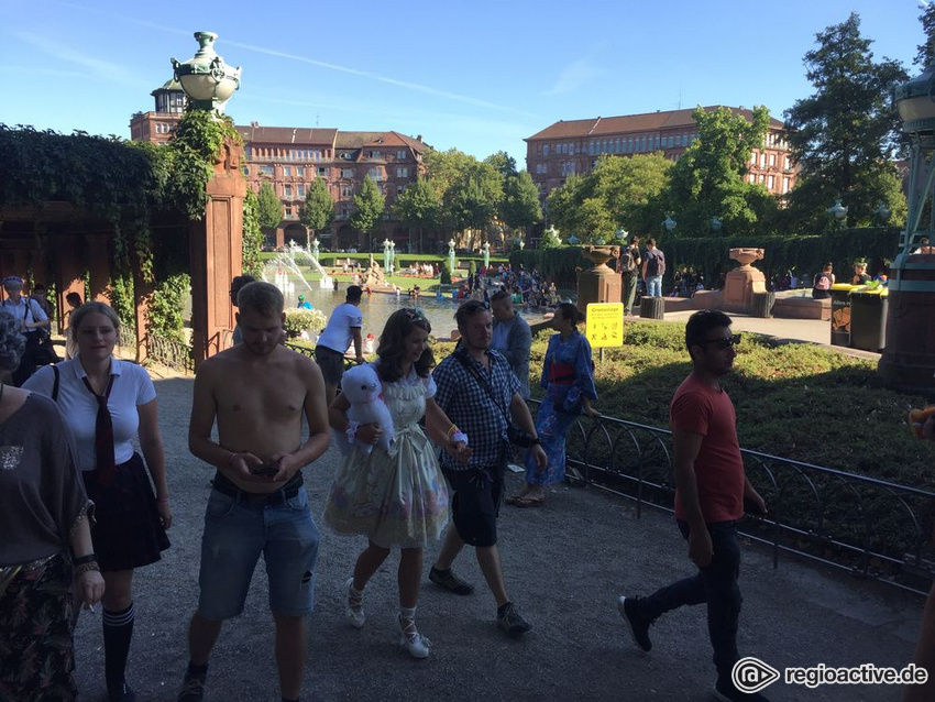 Impressionen von der Animagic 2018 rund um den Wasserturm Mannheim.