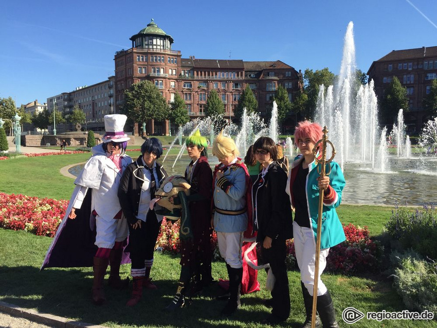 Impressionen von der Animagic 2018 rund um den Wasserturm Mannheim.