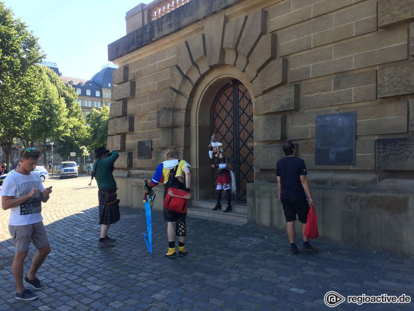 Impressionen von der Animagic 2018 rund um den Wasserturm Mannheim.